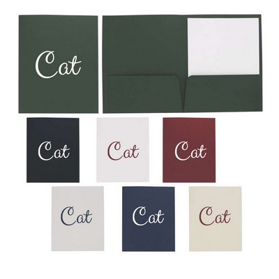 Hot Sale Linen Paper Folder with Business Logo